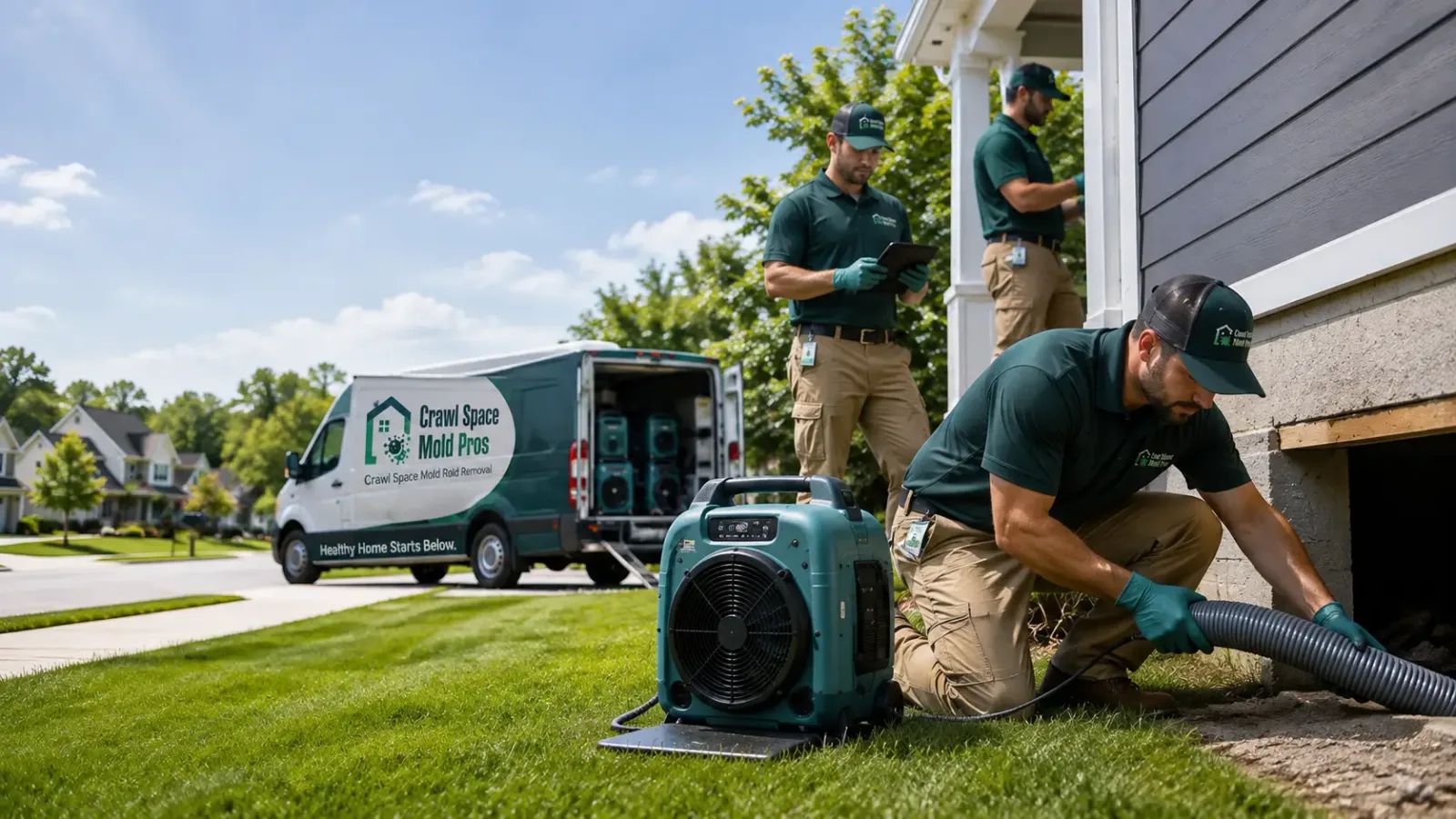 Crawl Space Mold Removal in Cowley, WY